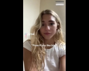 Blonde TikToker recorded fucking a well-endowed black man