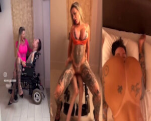 Vídeo pornográfico de Andressa Urach con un parapléjico mientras su hijo graba