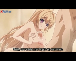 Hentai Angel with Ridiculously Huge Tits Plays with Schoolmate 🍈🍈